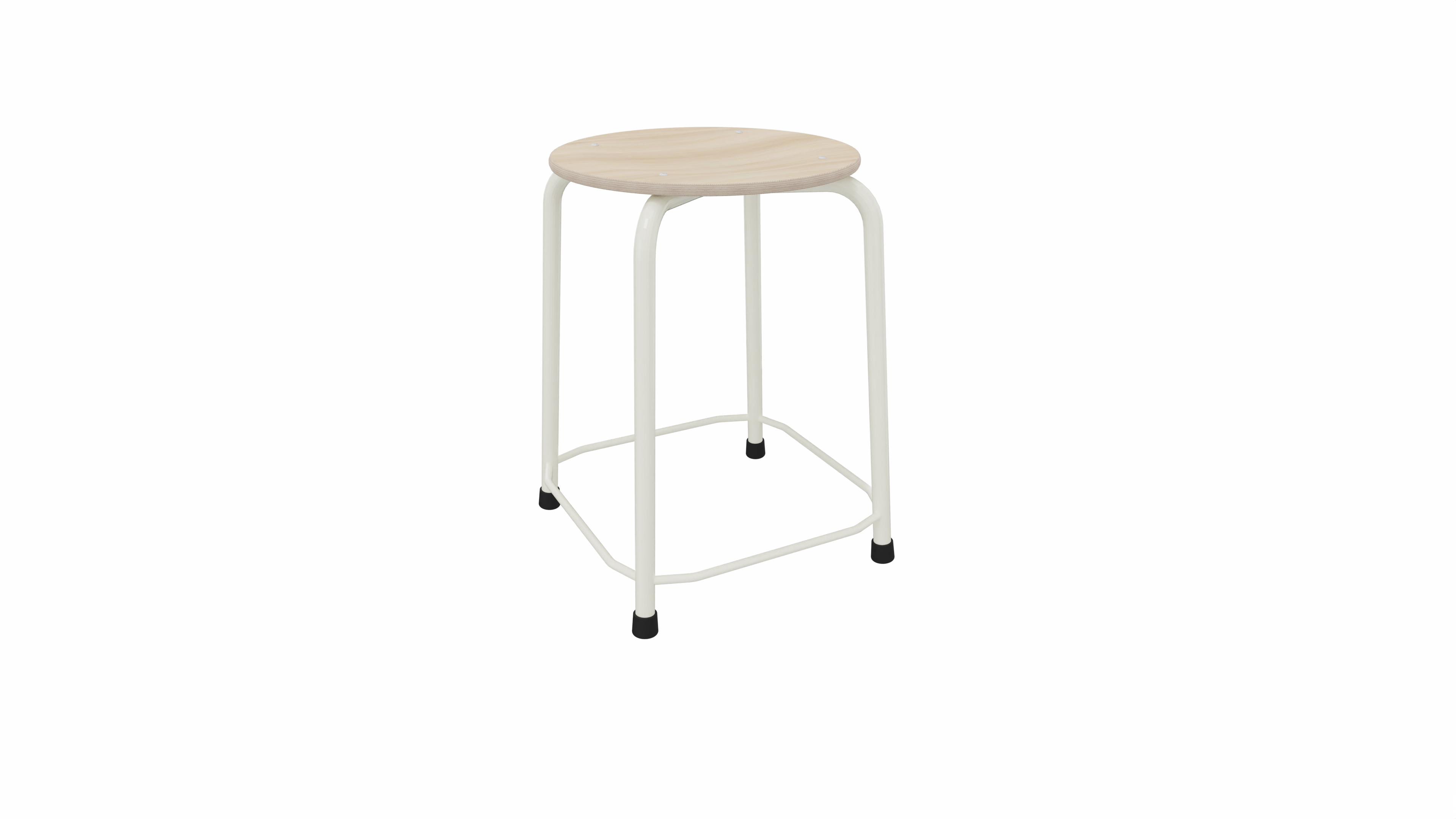 Tabouret met voetenring