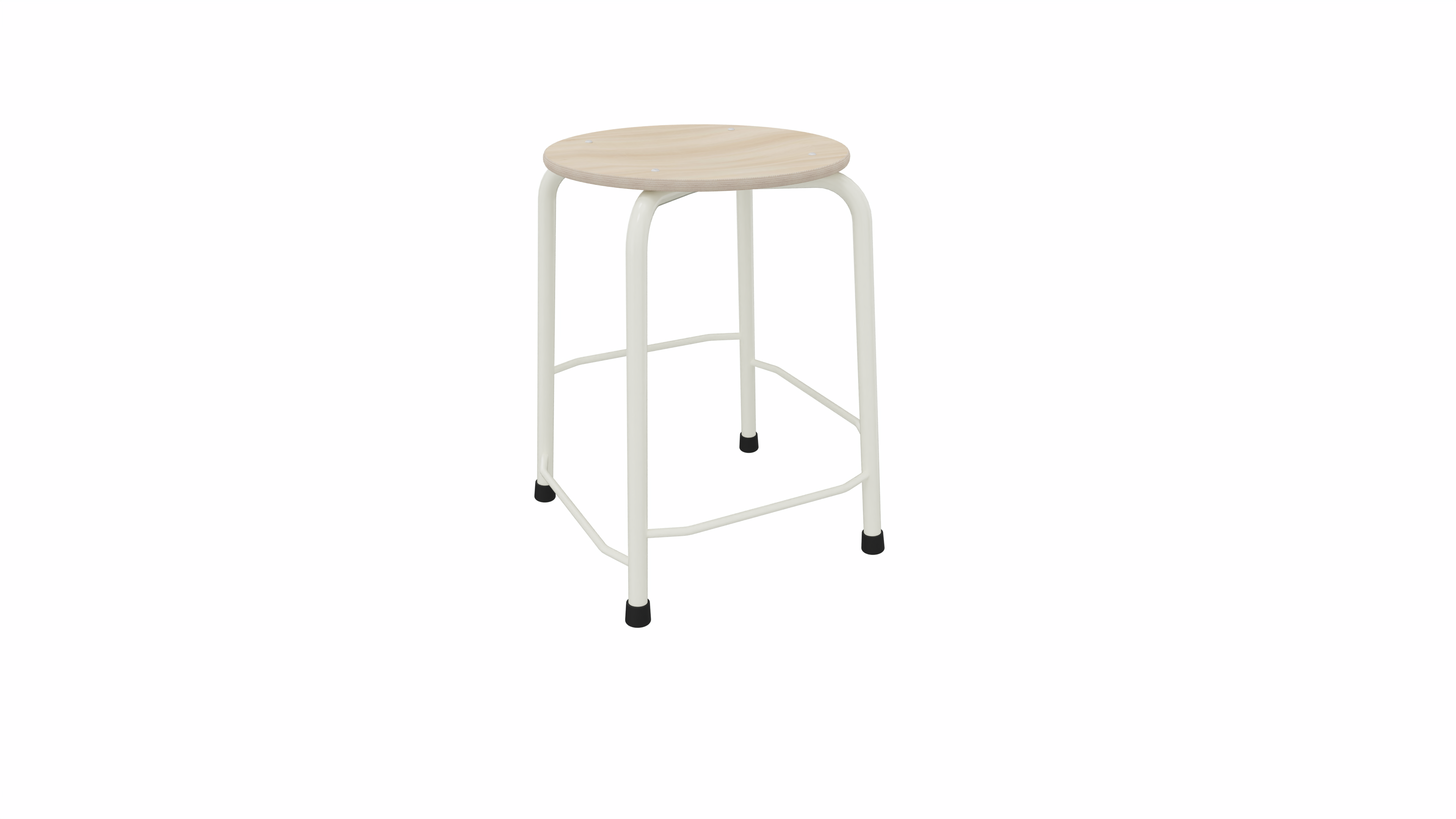 Tabouret met verspringende sporten